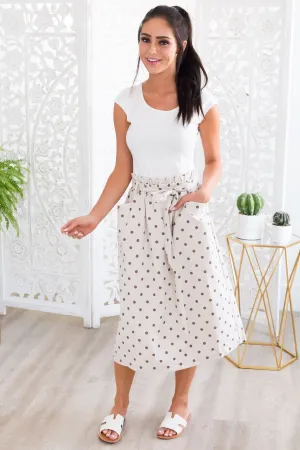 Lots of Dots Modest Skirt