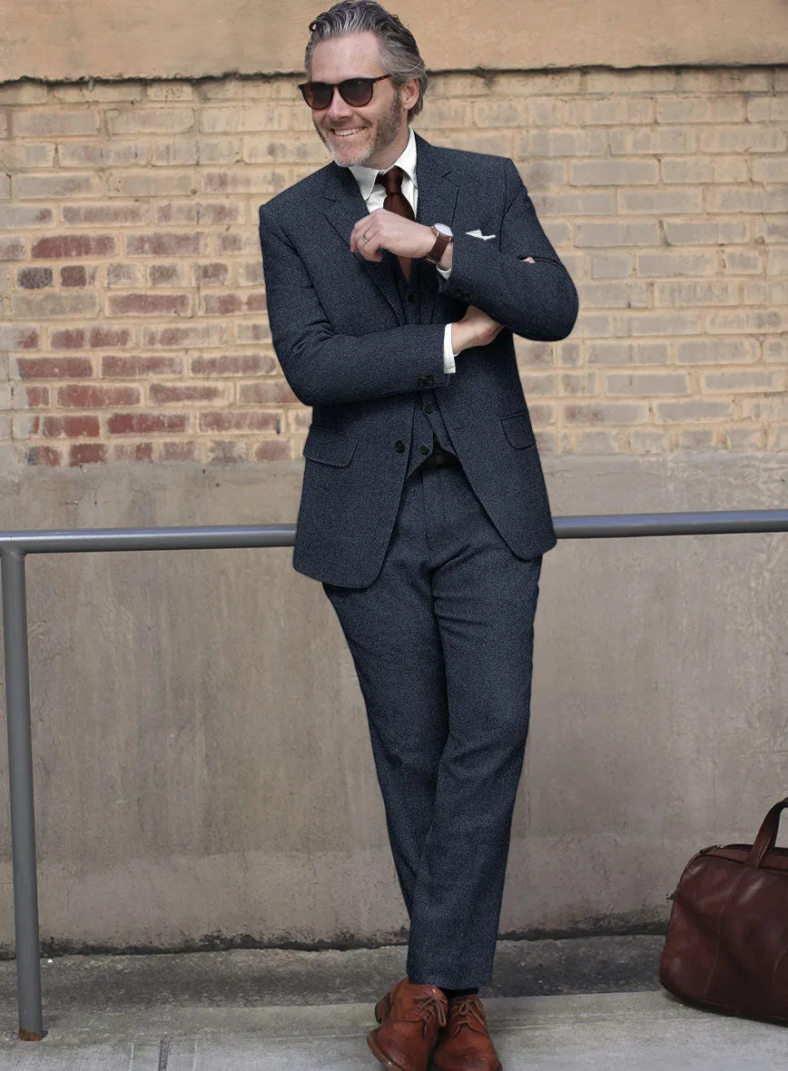 Naples Dark Indigo Tweed Suit