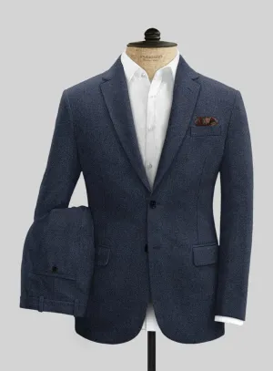 Naples Dark Indigo Tweed Suit