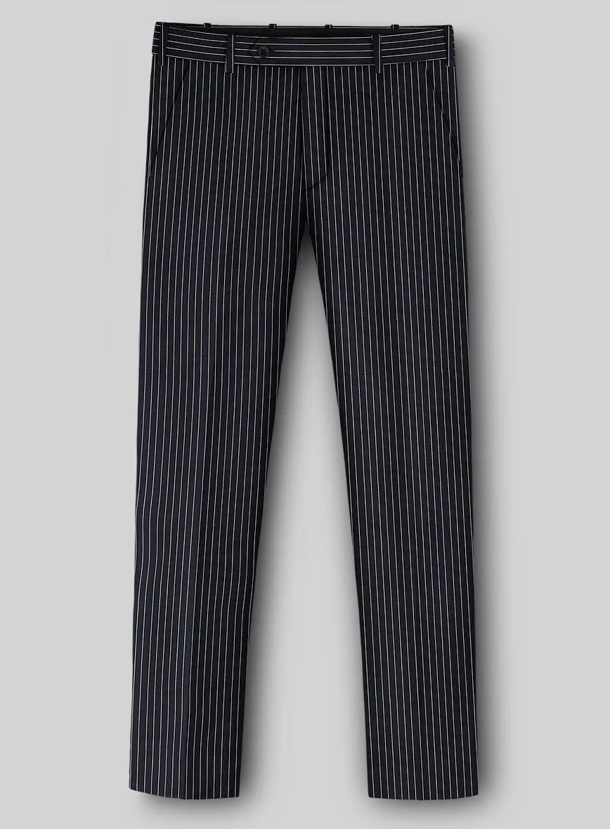 Napolean Isaura Stripe Blue Wool Suit