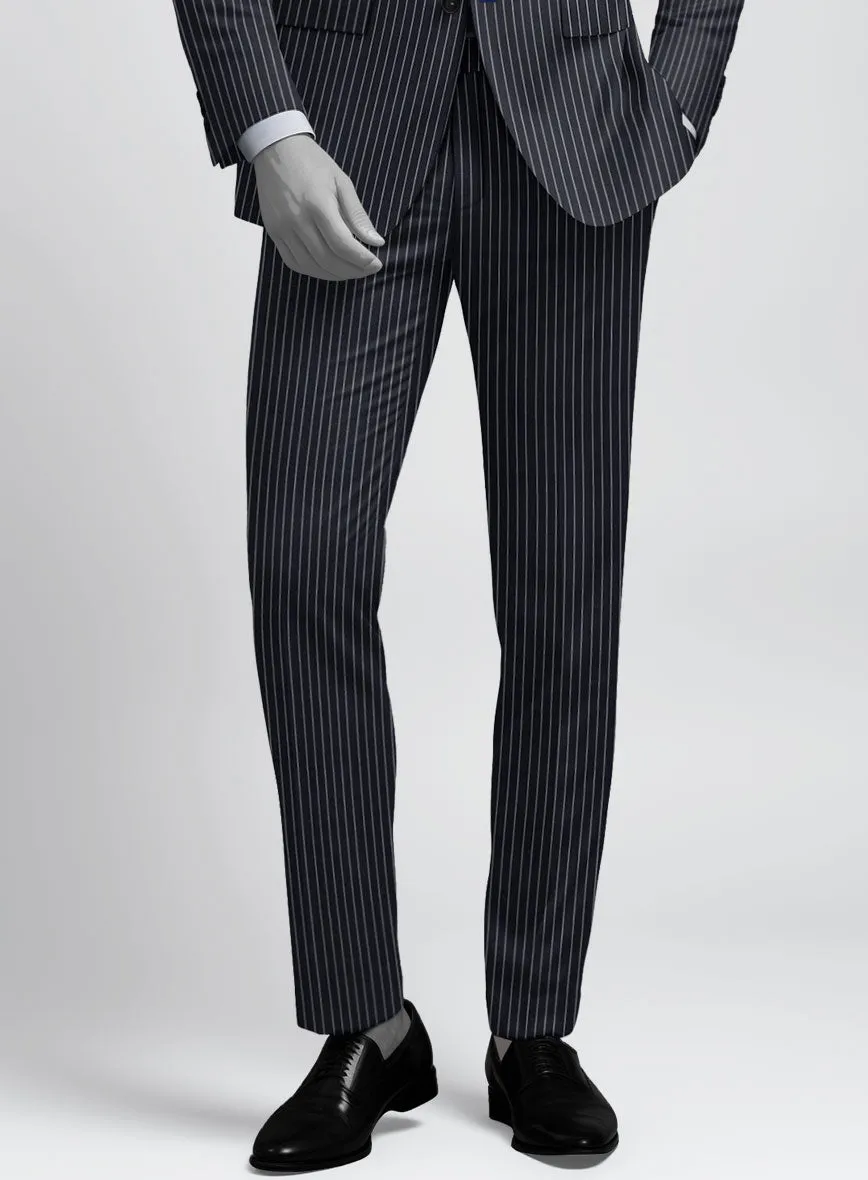 Napolean Isaura Stripe Blue Wool Suit