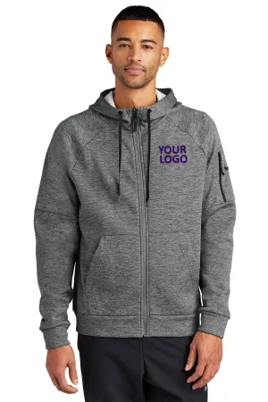 Nike Therma-FIT Pocket ZipUp Custom Hoodies, Charcoal Heather