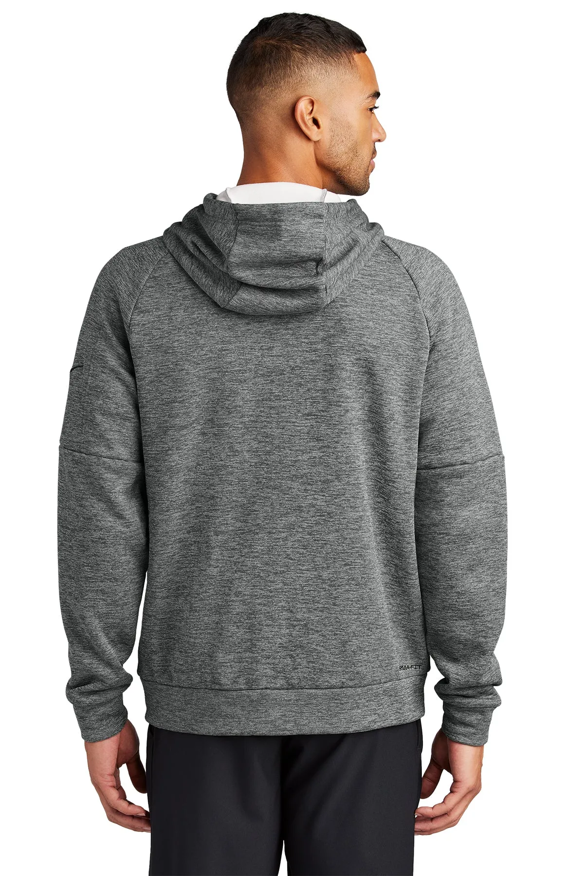 Nike Therma-FIT Pocket ZipUp Custom Hoodies, Charcoal Heather