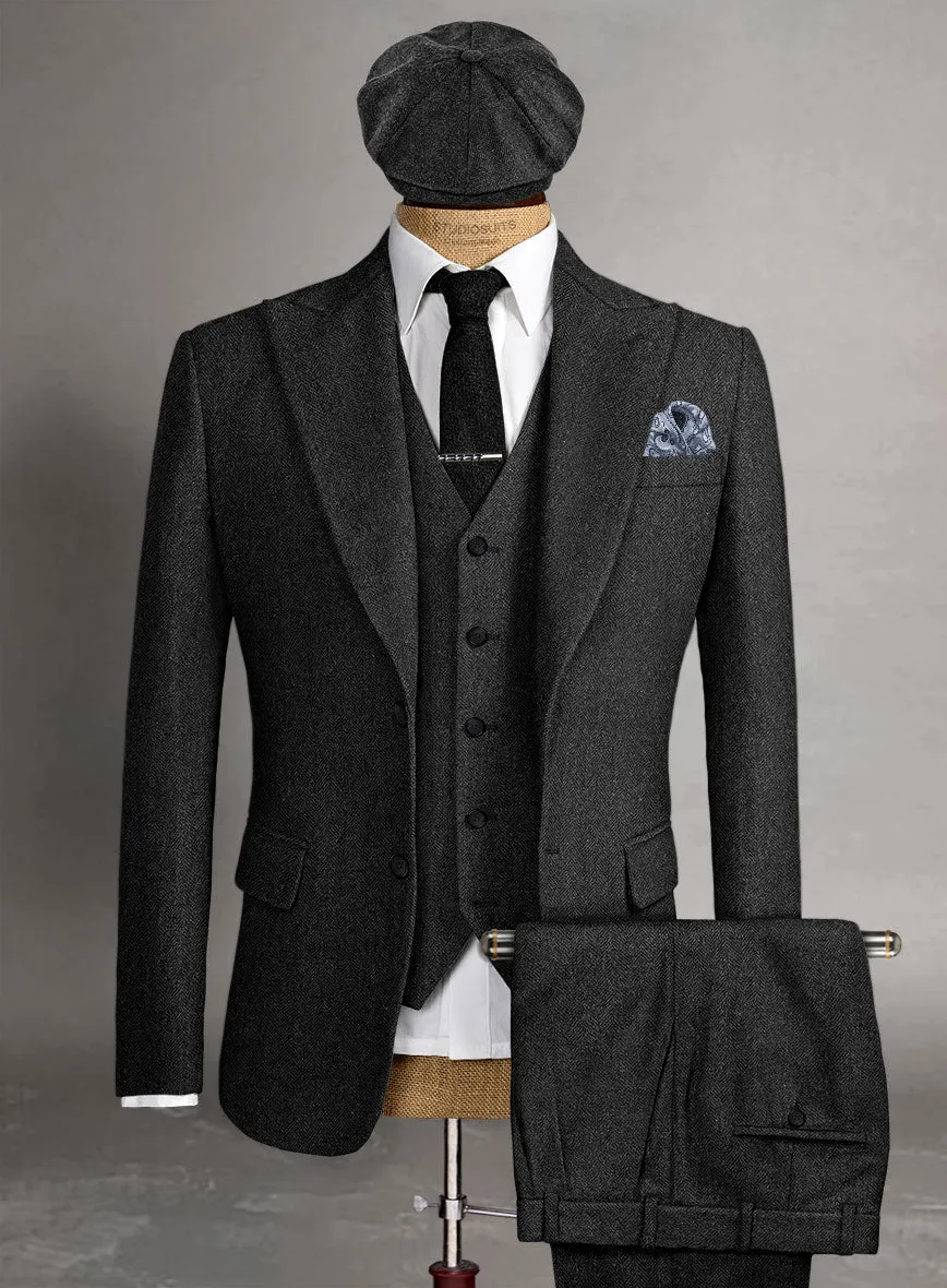 Peaky Blinders Suit - Thomas Shelby - Charcoal Tweed