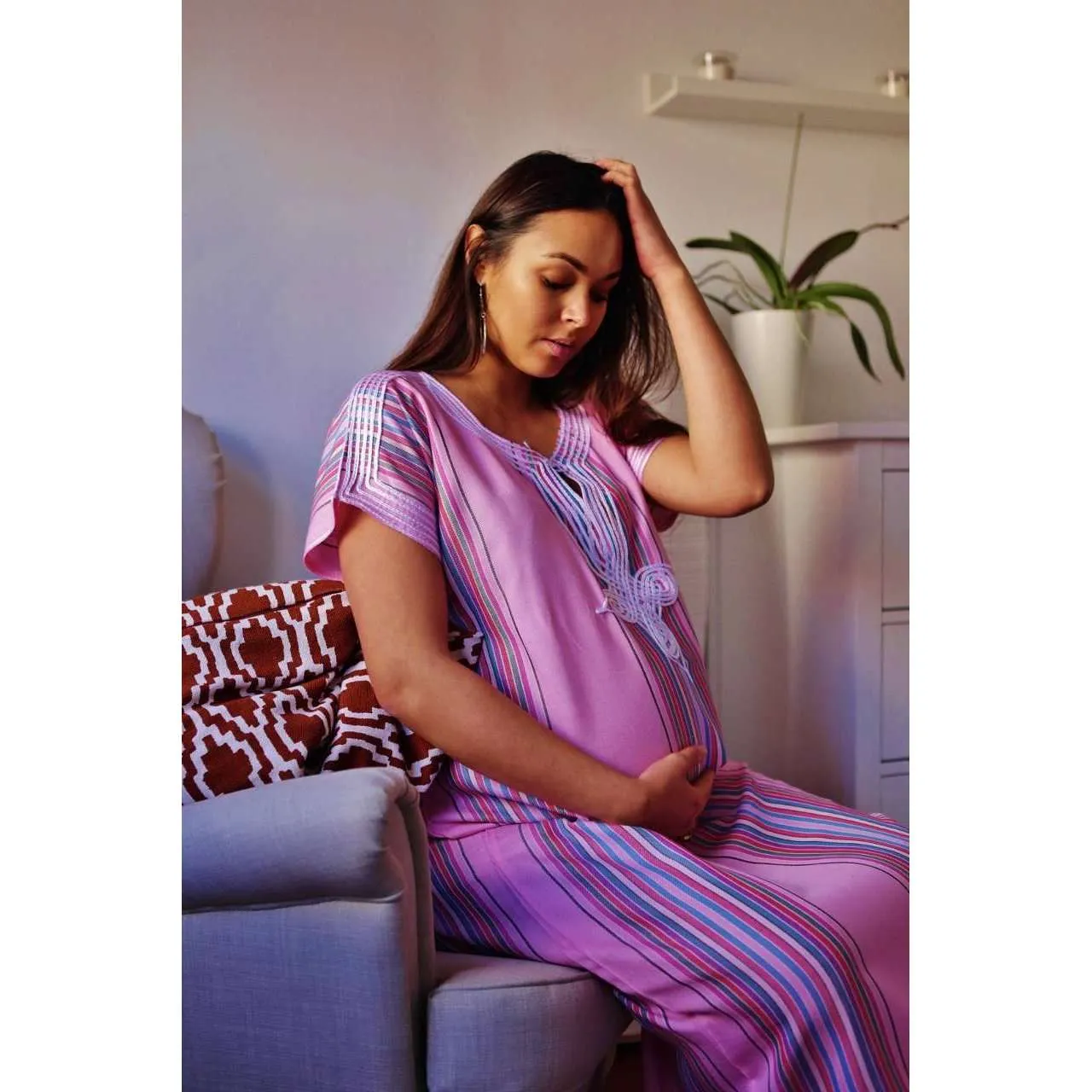 Pink Bedouin Kaftan