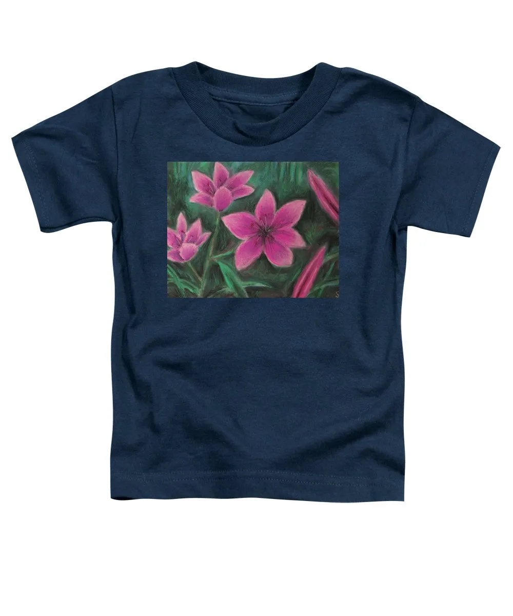 Pink Lilies - Toddler T-Shirt