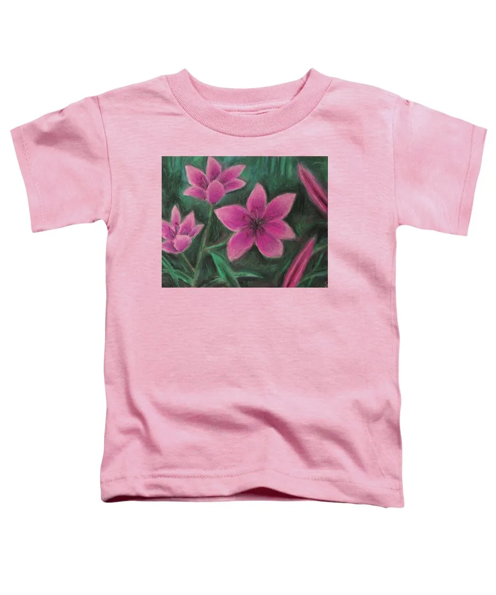 Pink Lilies - Toddler T-Shirt