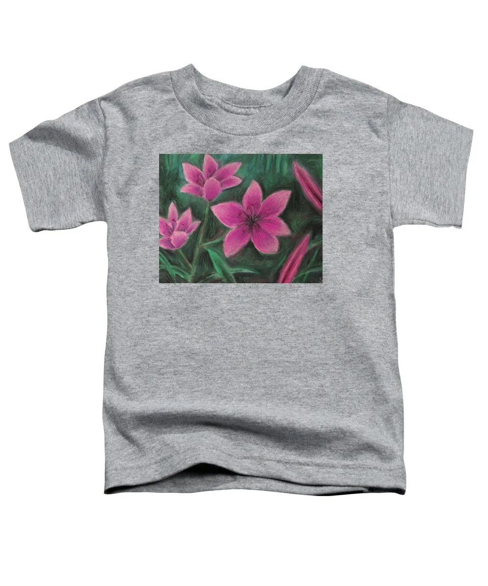 Pink Lilies - Toddler T-Shirt