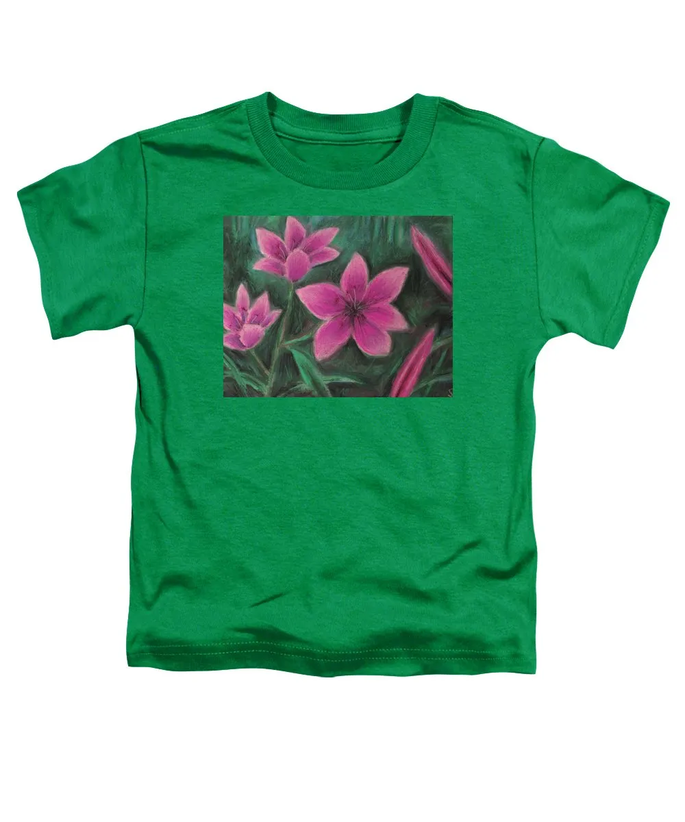 Pink Lilies - Toddler T-Shirt