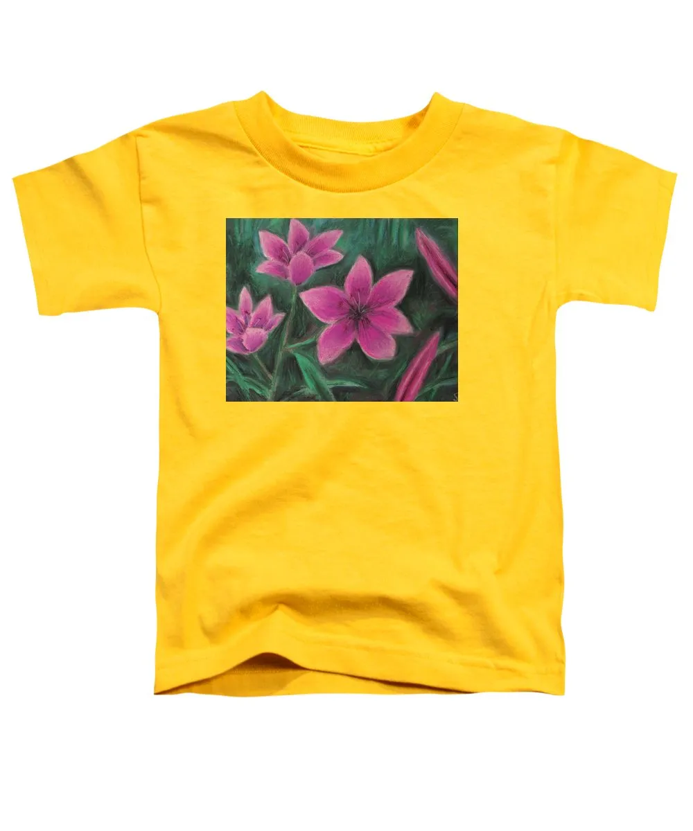 Pink Lilies - Toddler T-Shirt