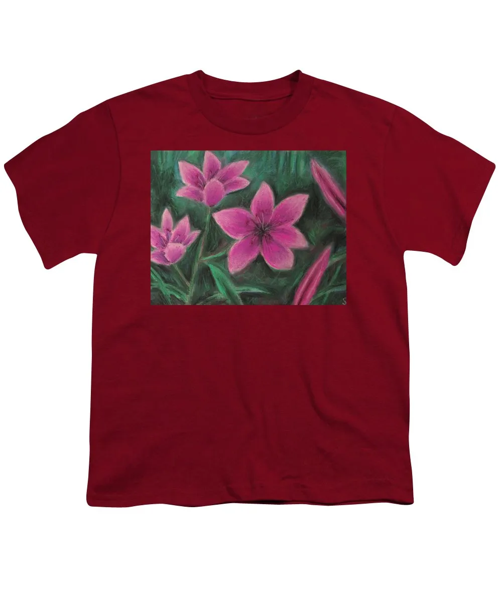 Pink Lilies - Youth T-Shirt