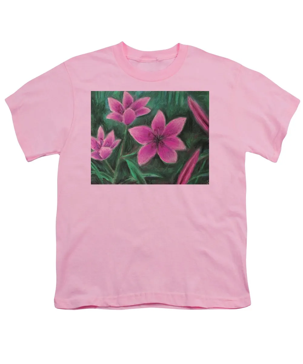 Pink Lilies - Youth T-Shirt