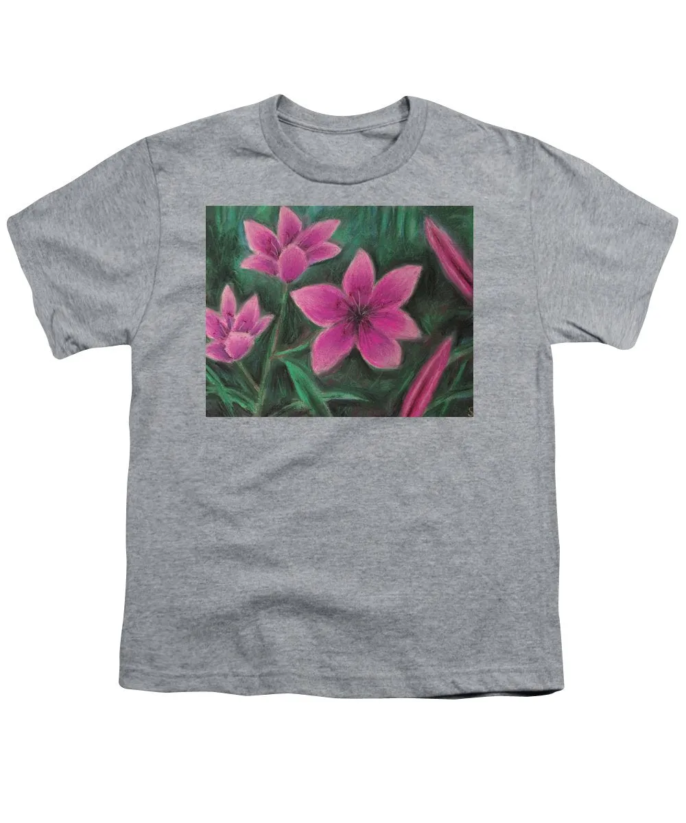 Pink Lilies - Youth T-Shirt