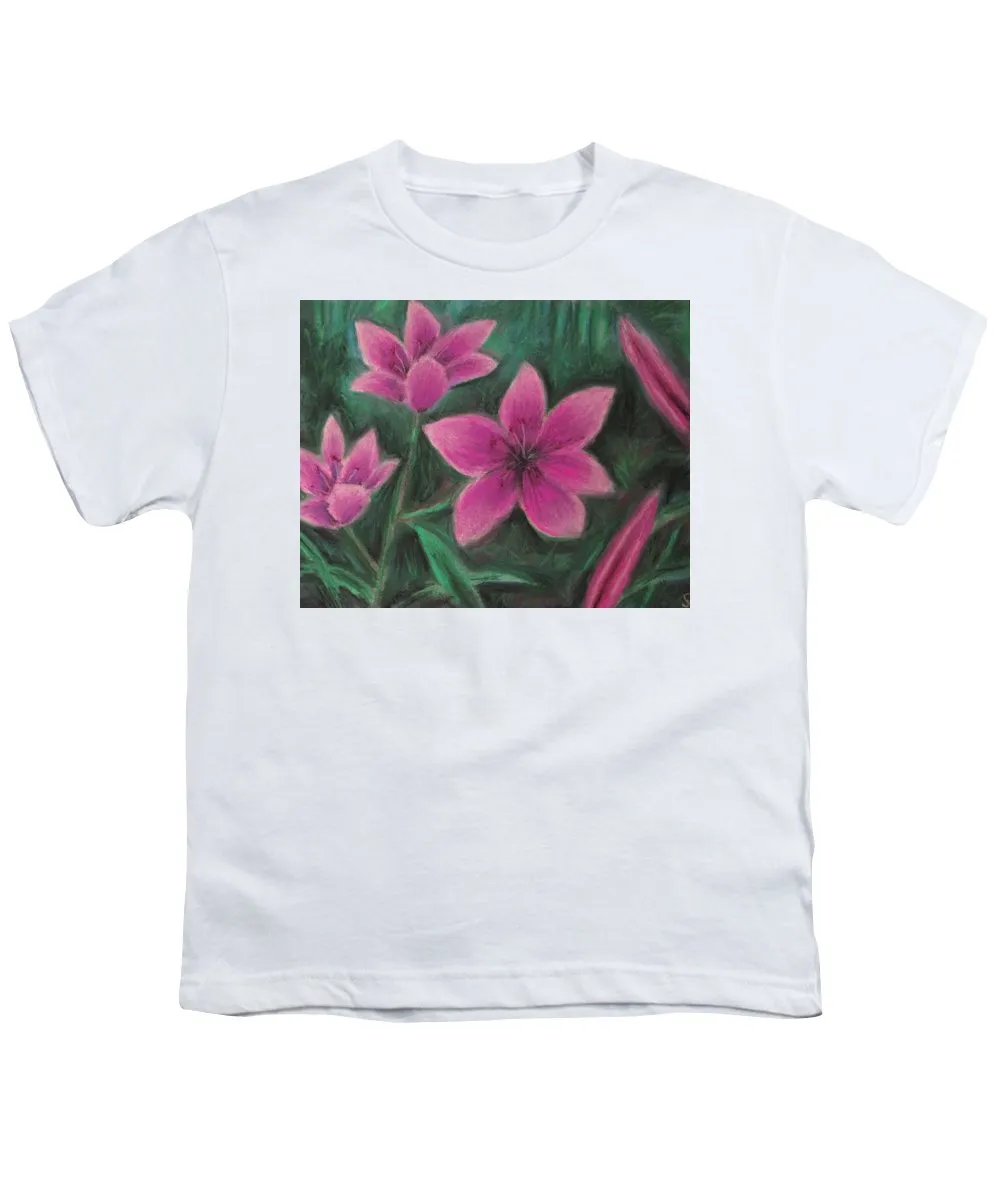 Pink Lilies - Youth T-Shirt