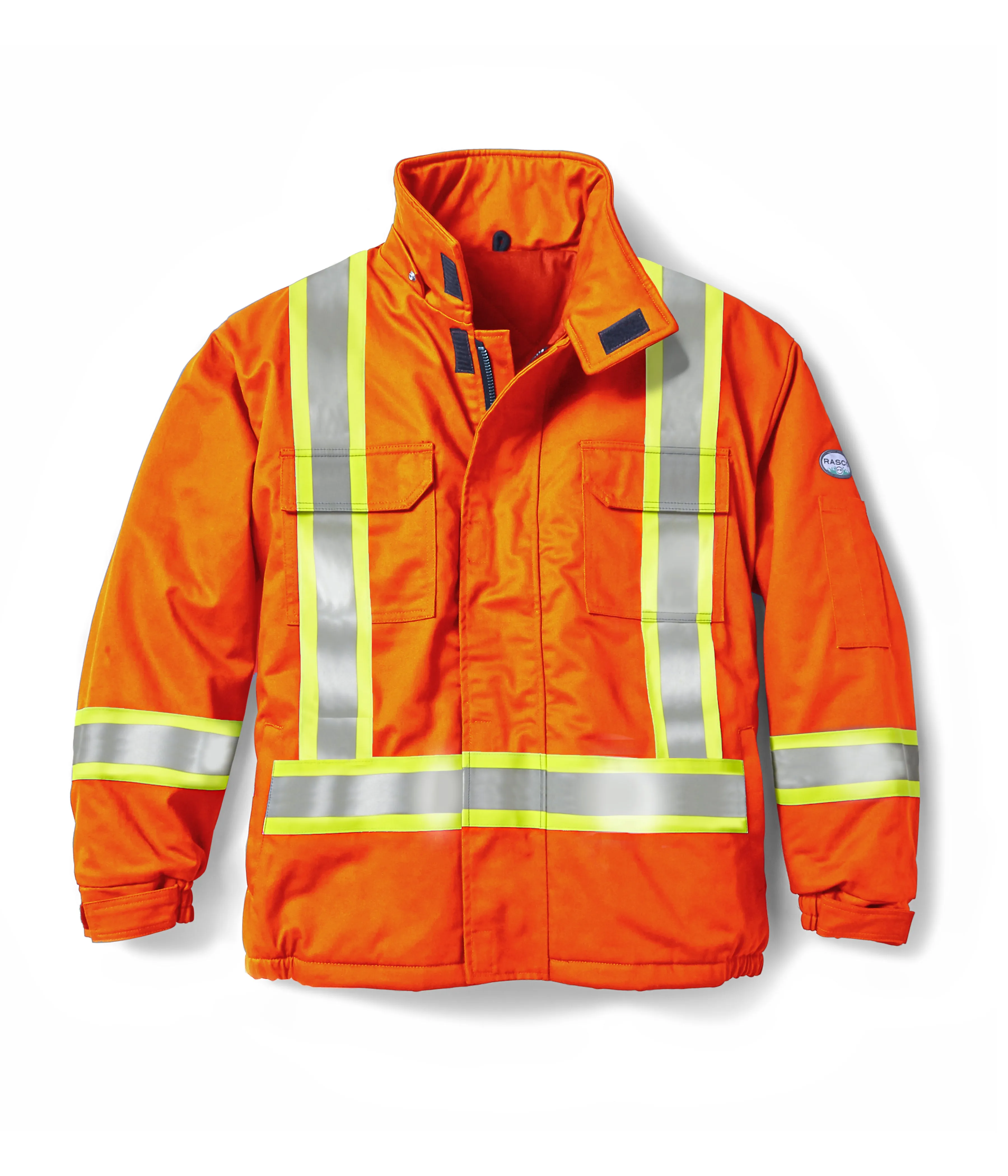 Rasco 8.5 oz. Westex AllOut Hi-Vis Bomber Jacket with Reflective Trim - Style FR6906