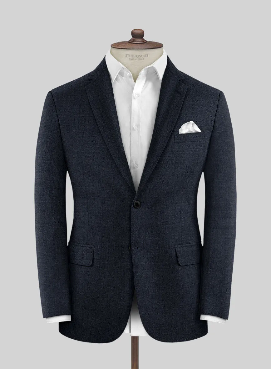 Reda Cashmere Blue Checks Wool Suit