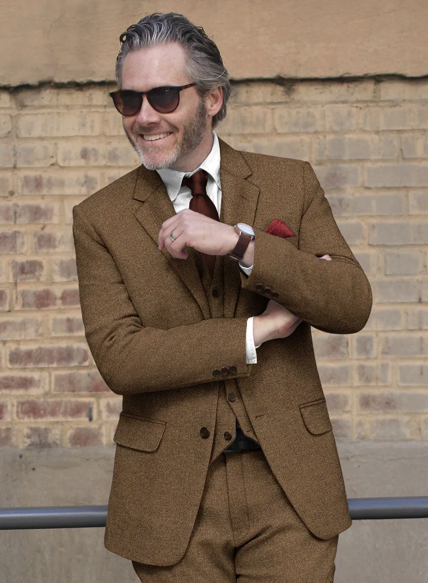 Royal Brown Heavy Tweed Suit