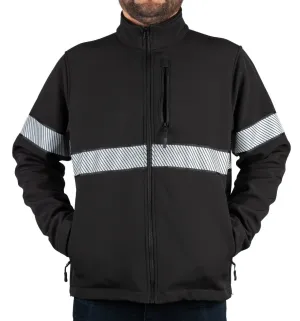 Ryno Gear Soft Shell Jacket with Reflective Stripes