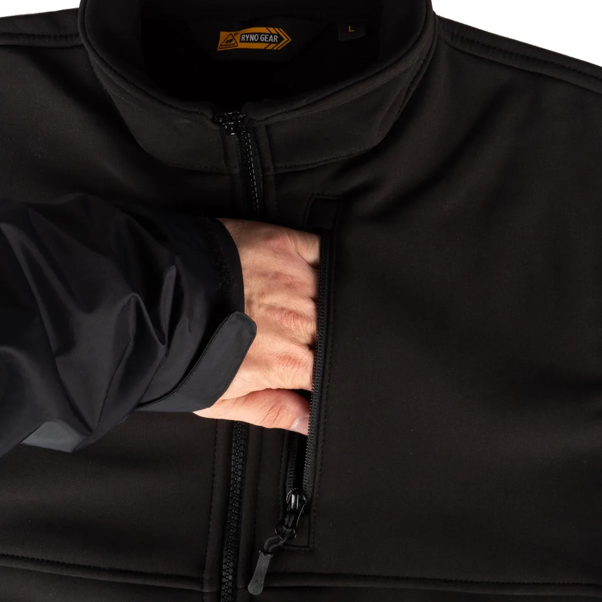 Ryno Gear Windproof / Water-Resistant Soft Shell Jacket