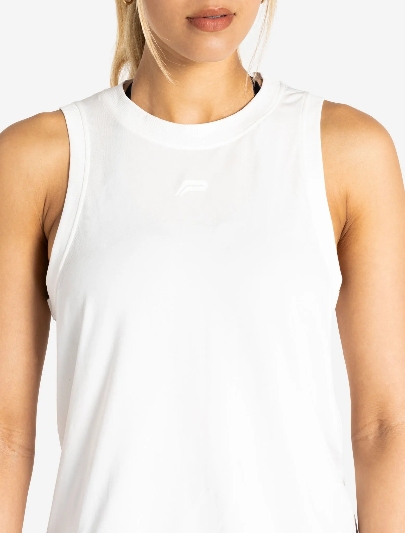 Seamless Tank - White