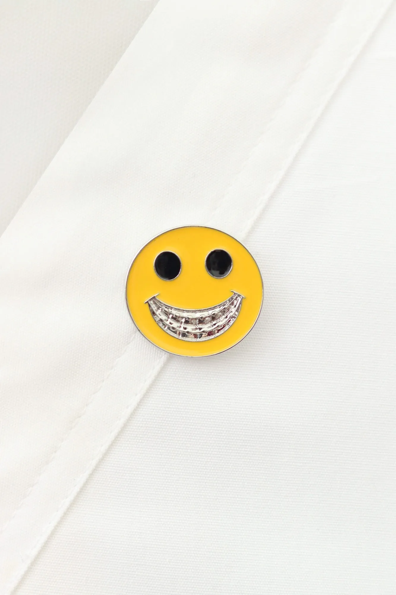 Smiley Brace Pin