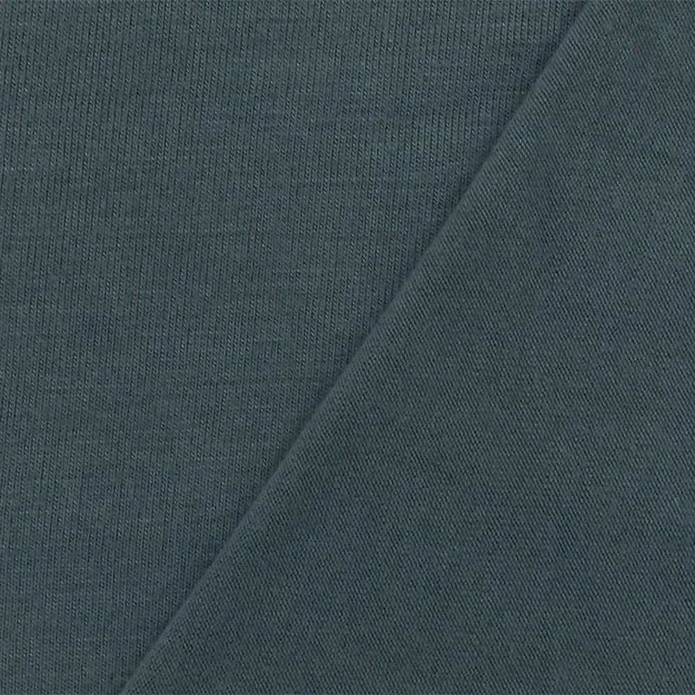 Steel Gray Solid Stretch Spandex Bamboo Jersey Knit Fabric