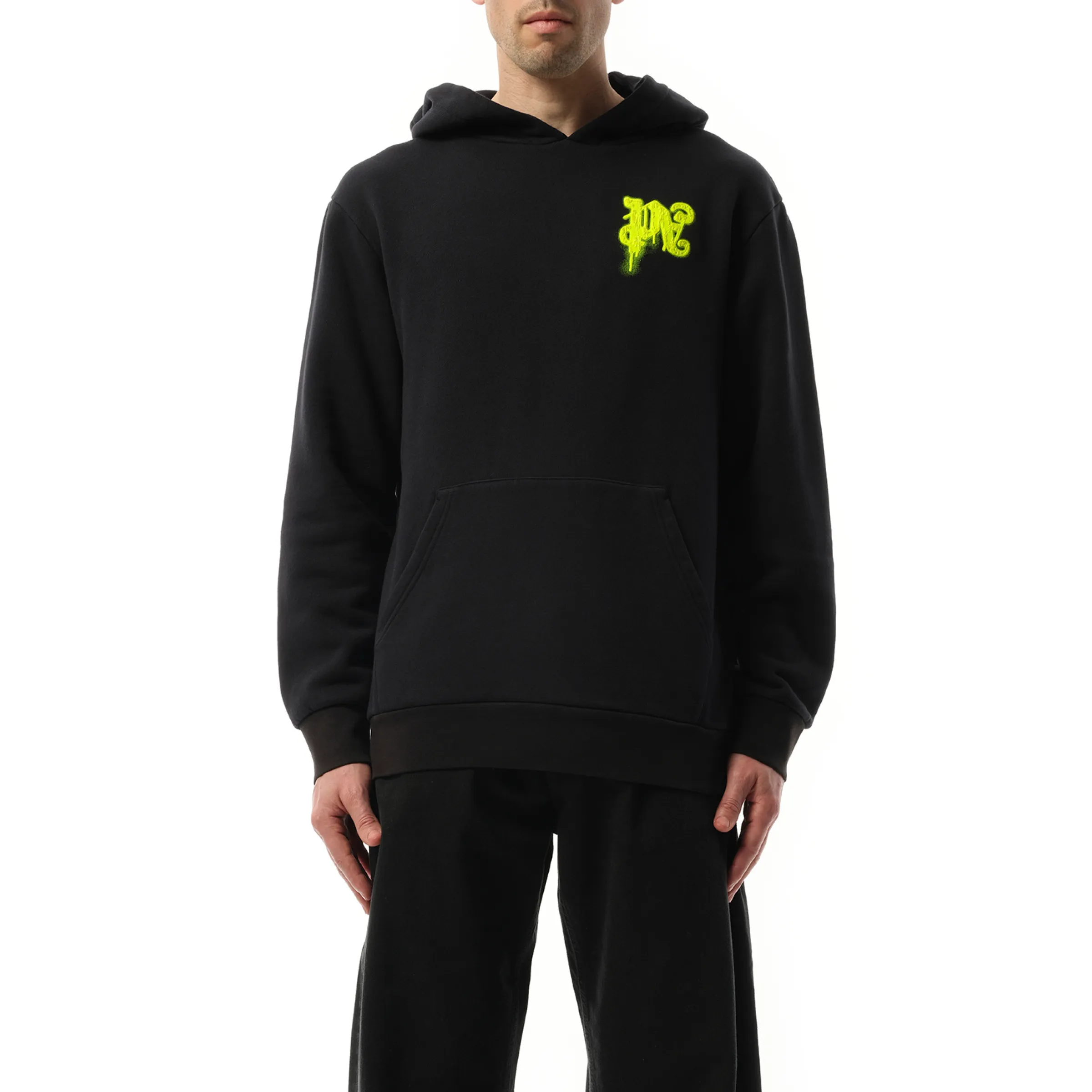 Thinking Pencil Hoodie in Black/Yellow