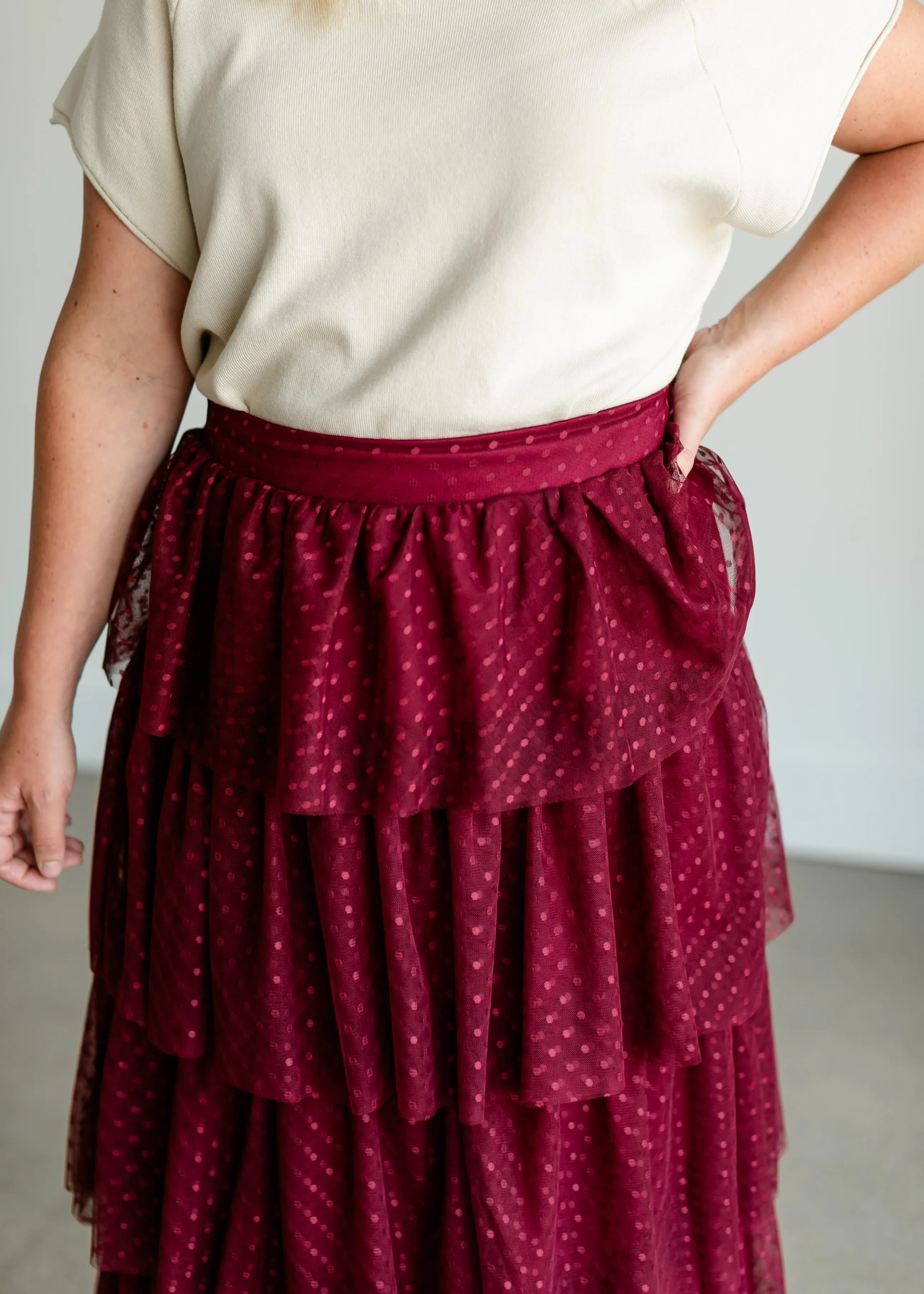 Tiered Tulle Maxi Skirt - FINAL SALE