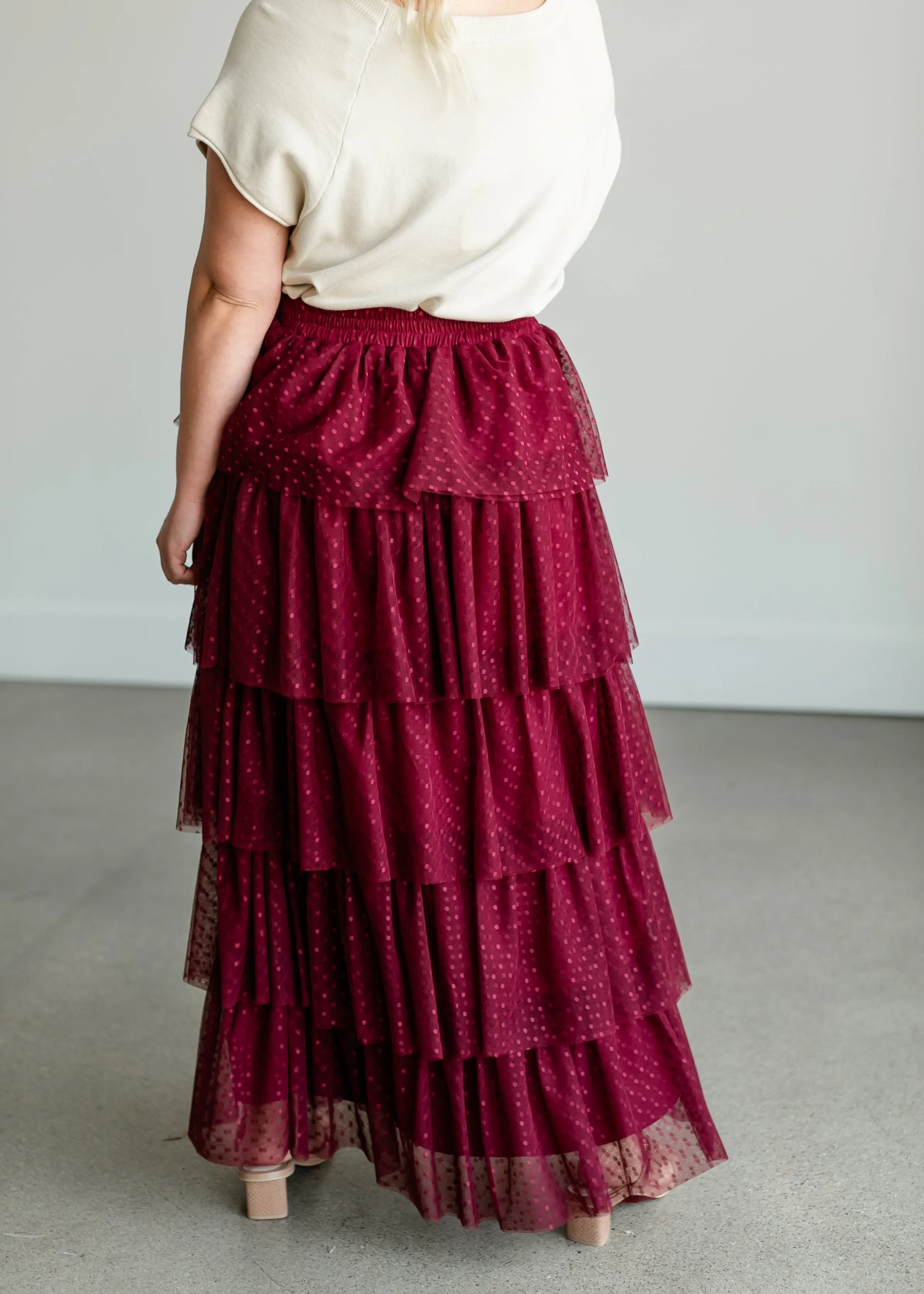 Tiered Tulle Maxi Skirt - FINAL SALE