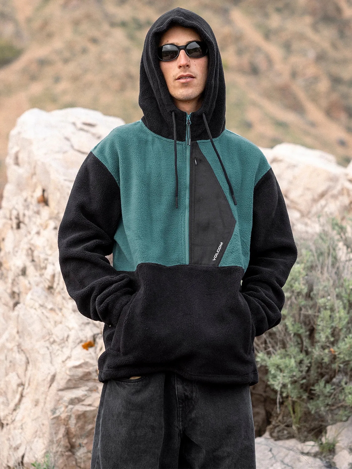 Unerstand Half Zip Hoodie - Ranger Green