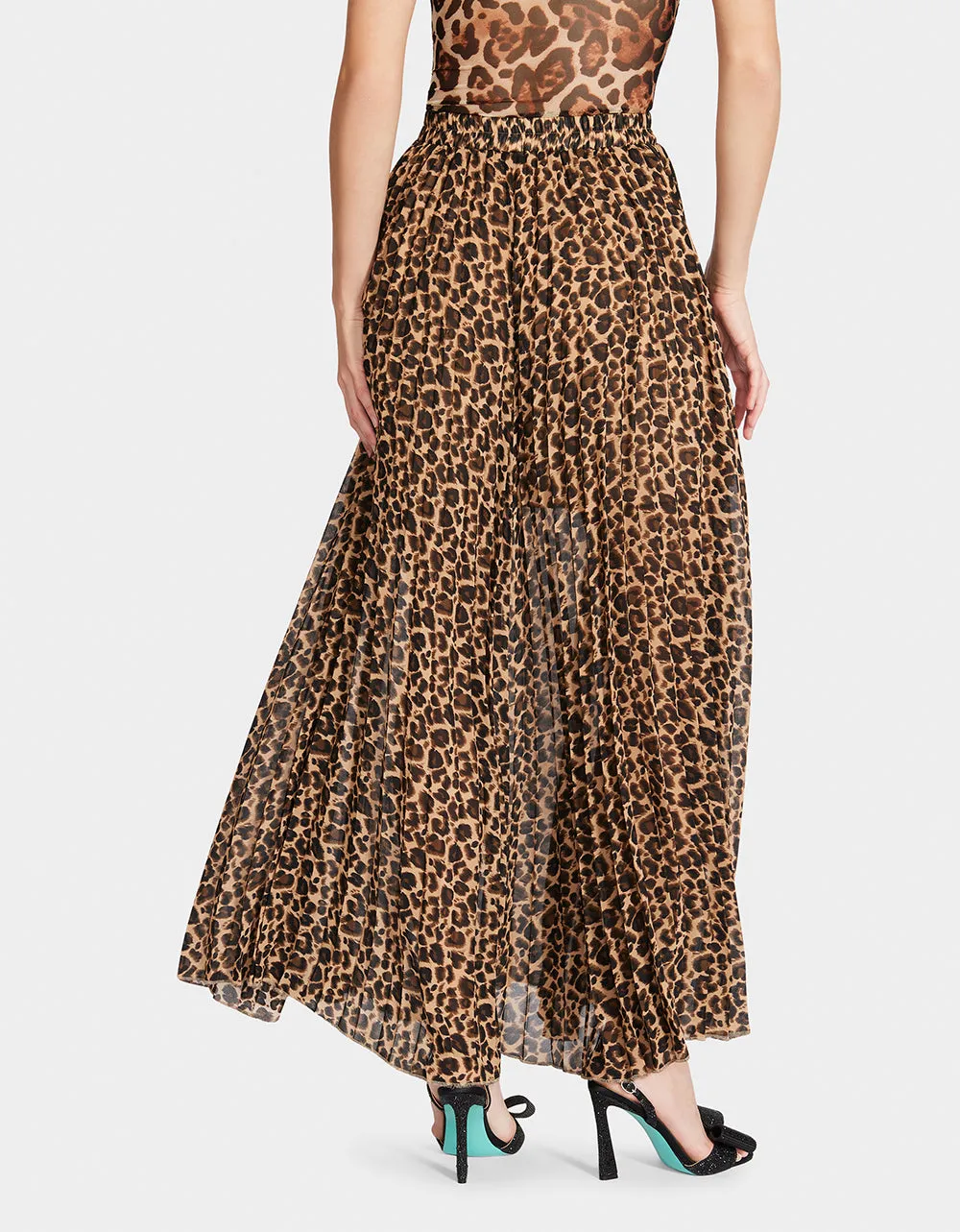 WILD THING MAXI SKIRT LEOPARD